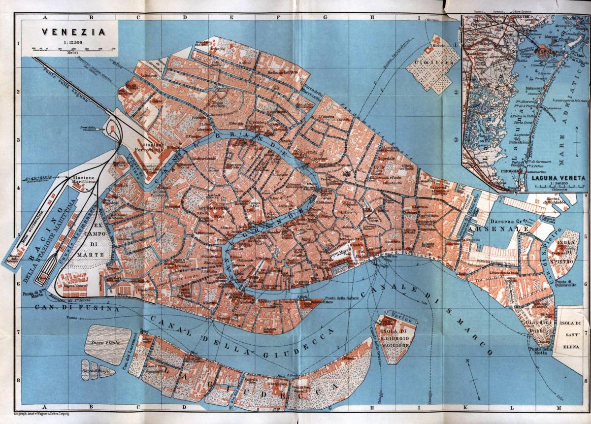 staré Benátky mapě